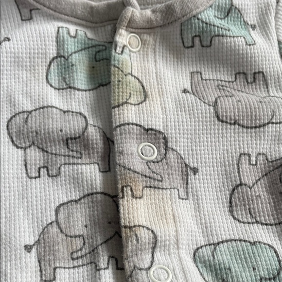 Carter's Pink, White, and Patterned Footies - Picture 5 of 8